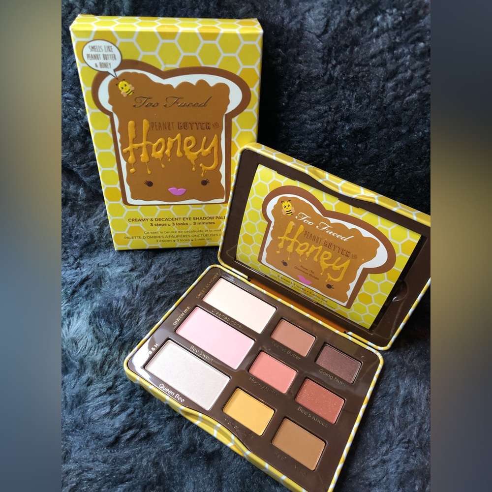 NIB Too Faced Limited Edition 🥜🍯 Peanut Butter and Honey Eye Shadow Palette
